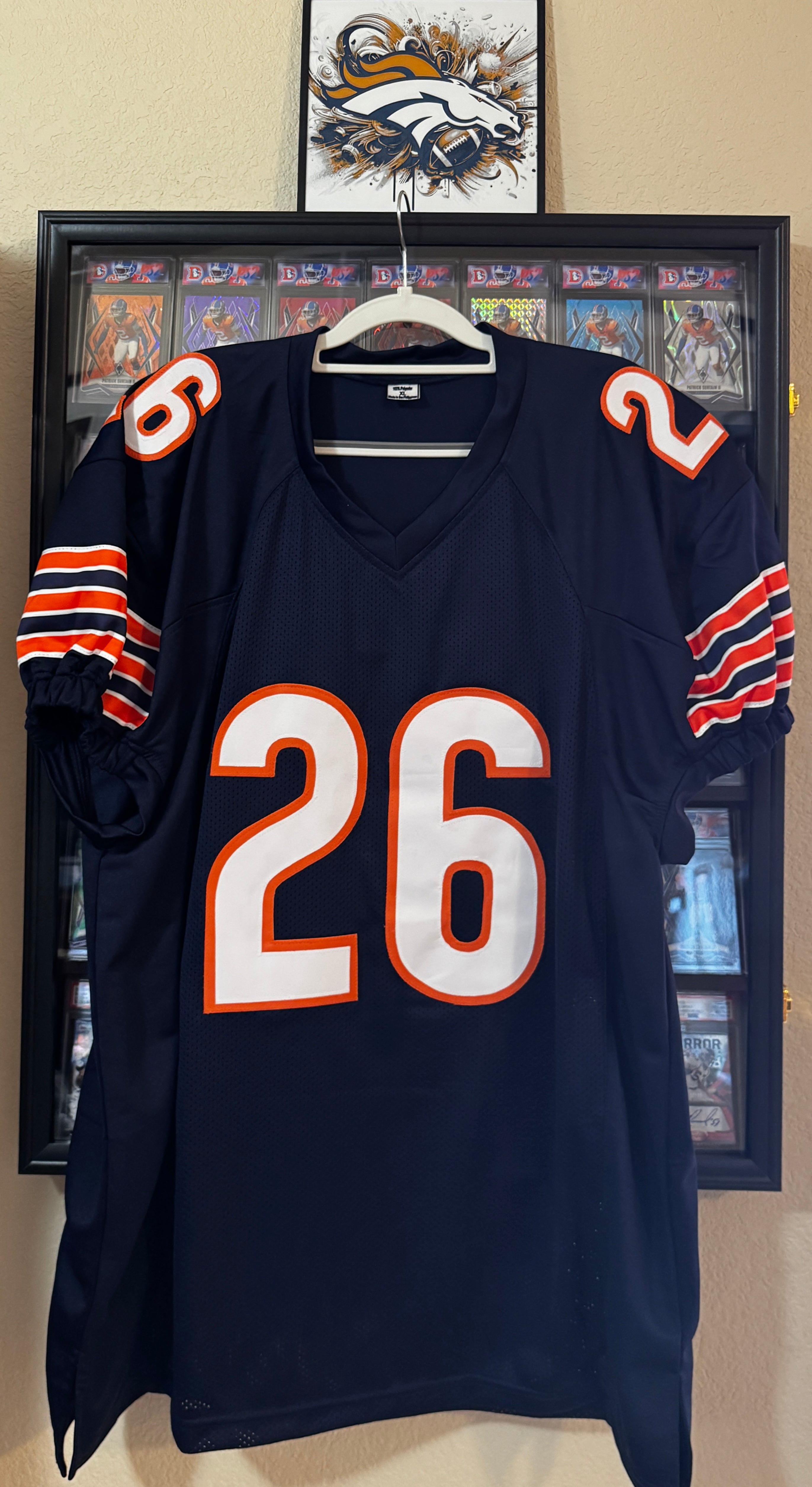 Nashon Wright Autographed XL Chicago Player Jersey For Framing – JSA/W