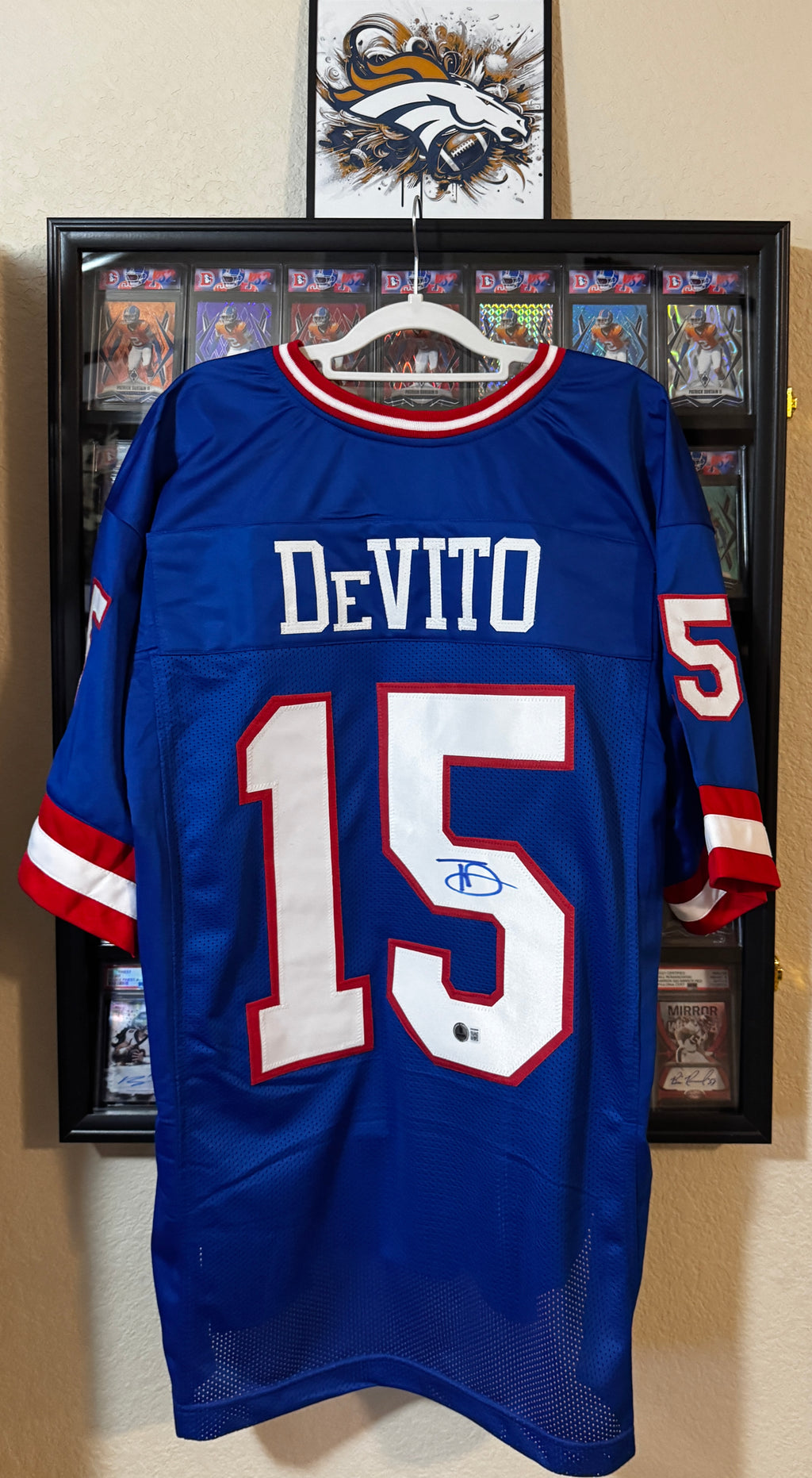 Tommy DeVito Autographed XL New York Player Jersey For Framing – Beckett/W