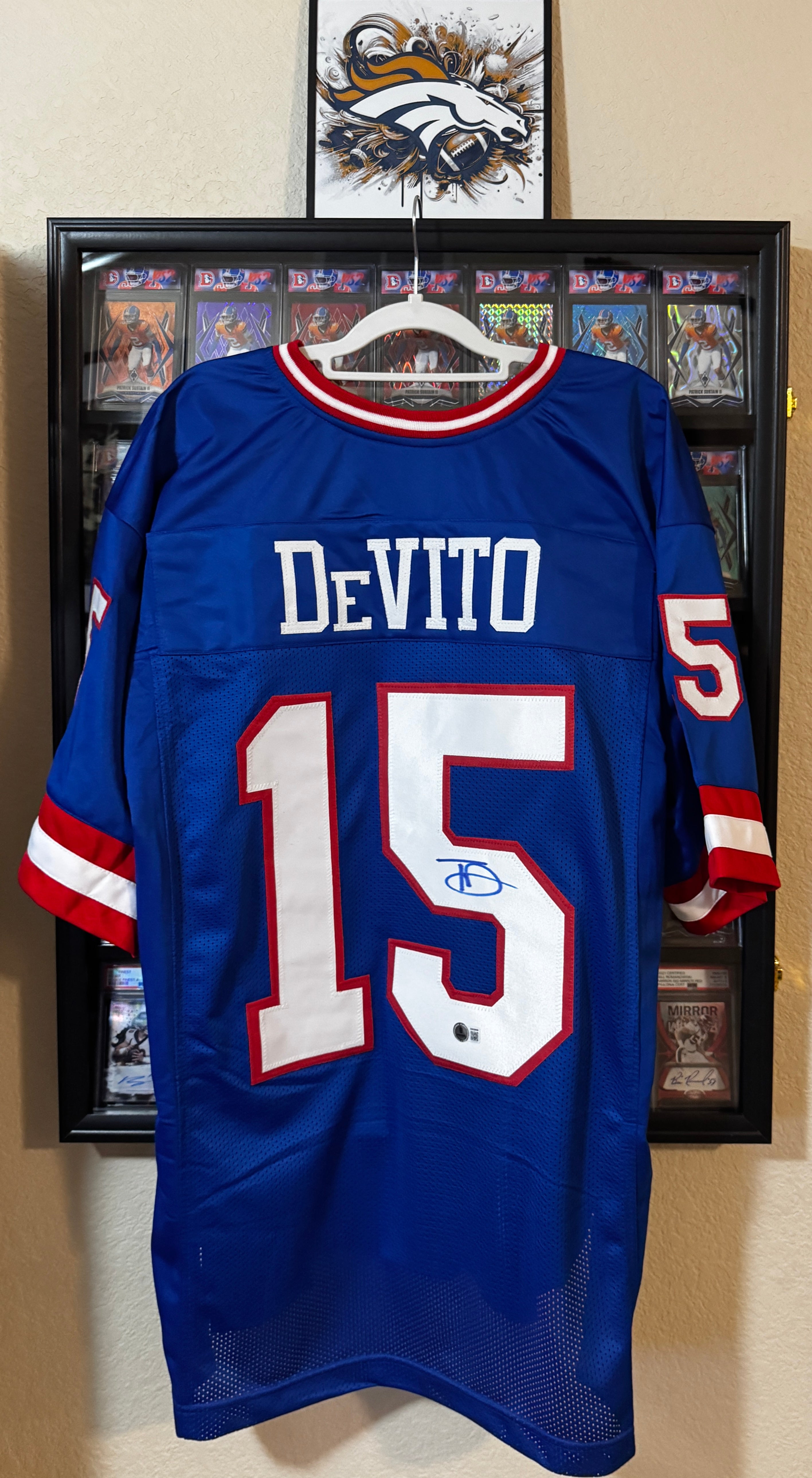Tommy DeVito Autographed XL New York Player Jersey For Framing – Beckett/W