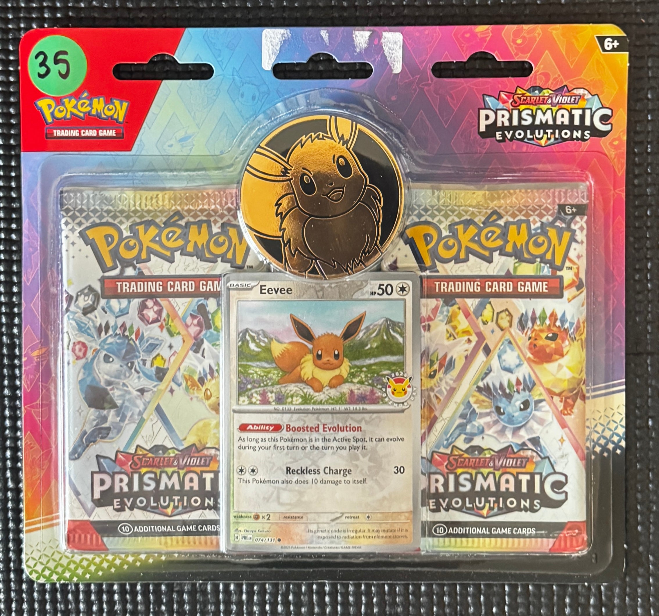 Pokémon TCG: Prismatic Evolutions 2-Pack Blister Pack (Eevee)