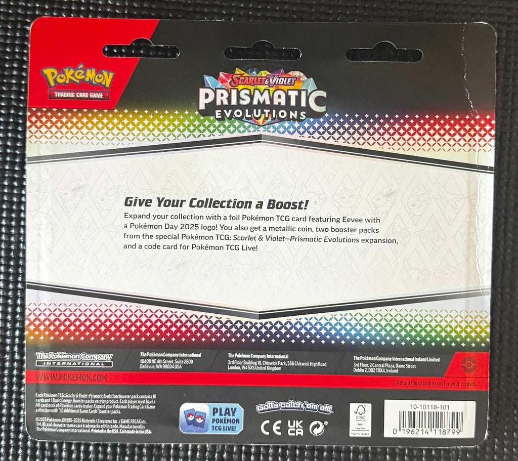 Pokémon TCG: Prismatic Evolutions 2-Pack Blister Pack (Eevee)