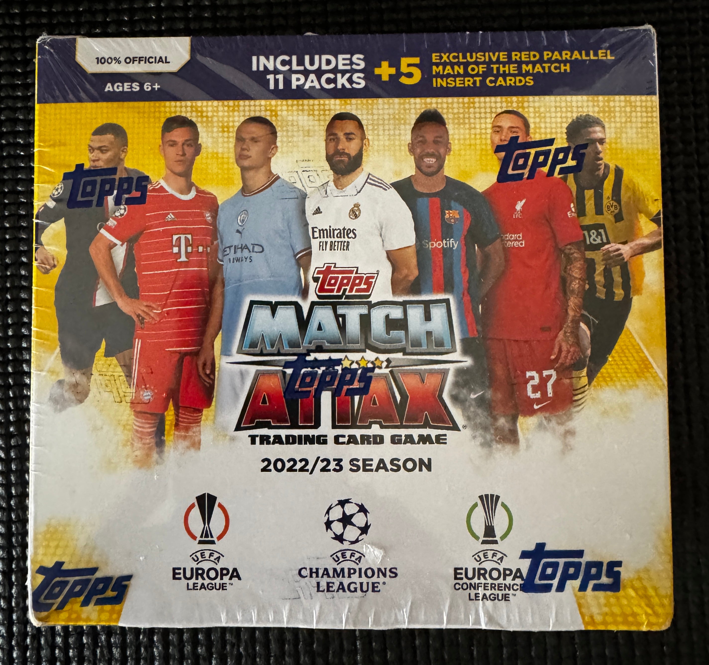 2022/23 Topps Match Attax Trading Card Game Soccer (11 pack Box)