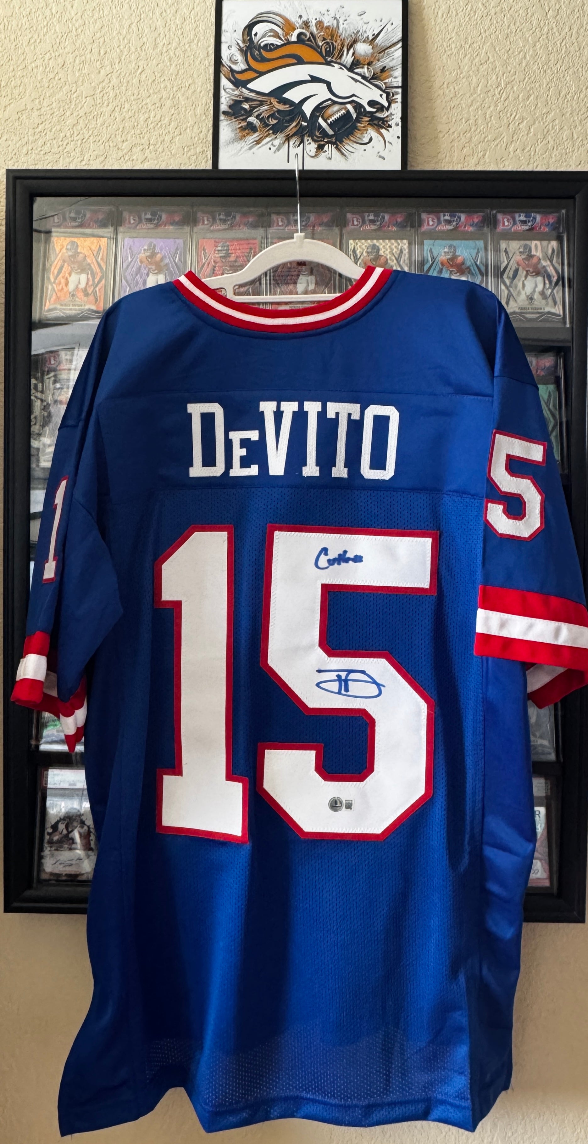 Tommy DeVito Autographed & Inscribed "Cutlets" XL New York Player Jersey For Framing – Beckett/W