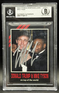 2024 Mike Tyson Autographed "On Top of the World" Trump & Tyson Card – Fitterman Sports / Beckett