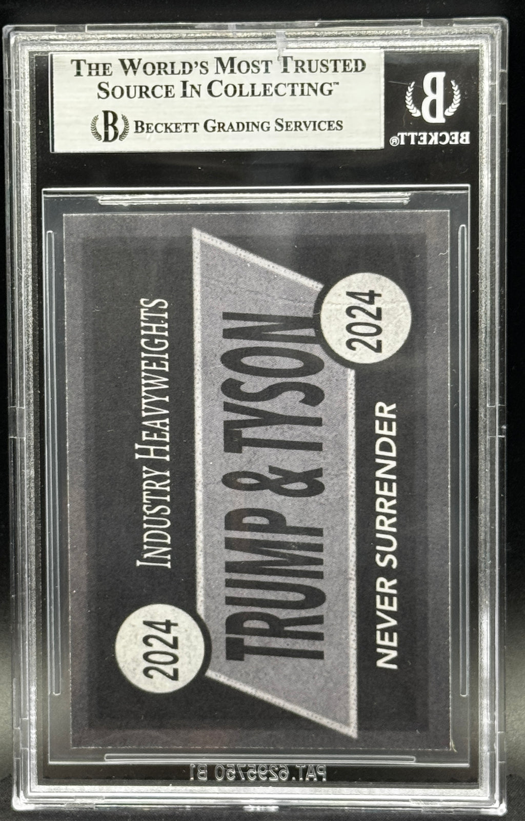 2024 Mike Tyson Autographed "On Top of the World" Trump & Tyson Card – Fitterman Sports / Beckett
