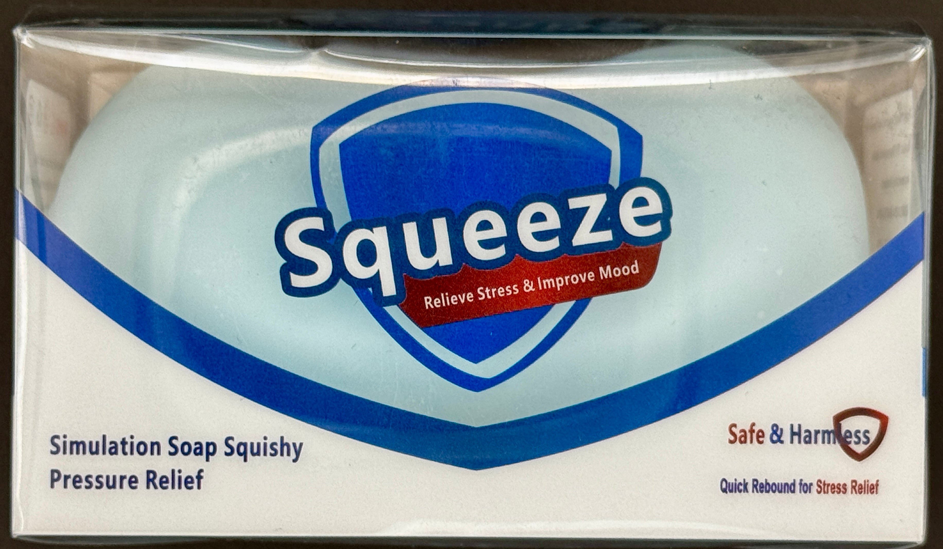 ASMR Squeeze Simulation Soap Squishy -Stress Ball (Blue)
