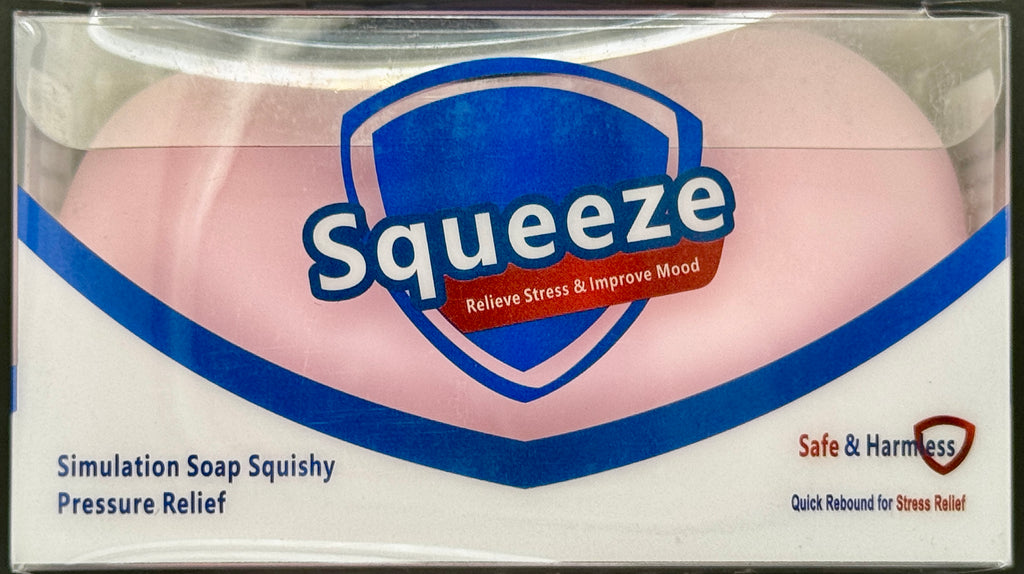 ASMR Squeeze Simulation Soap Squishy -Stress Ball (Pink)