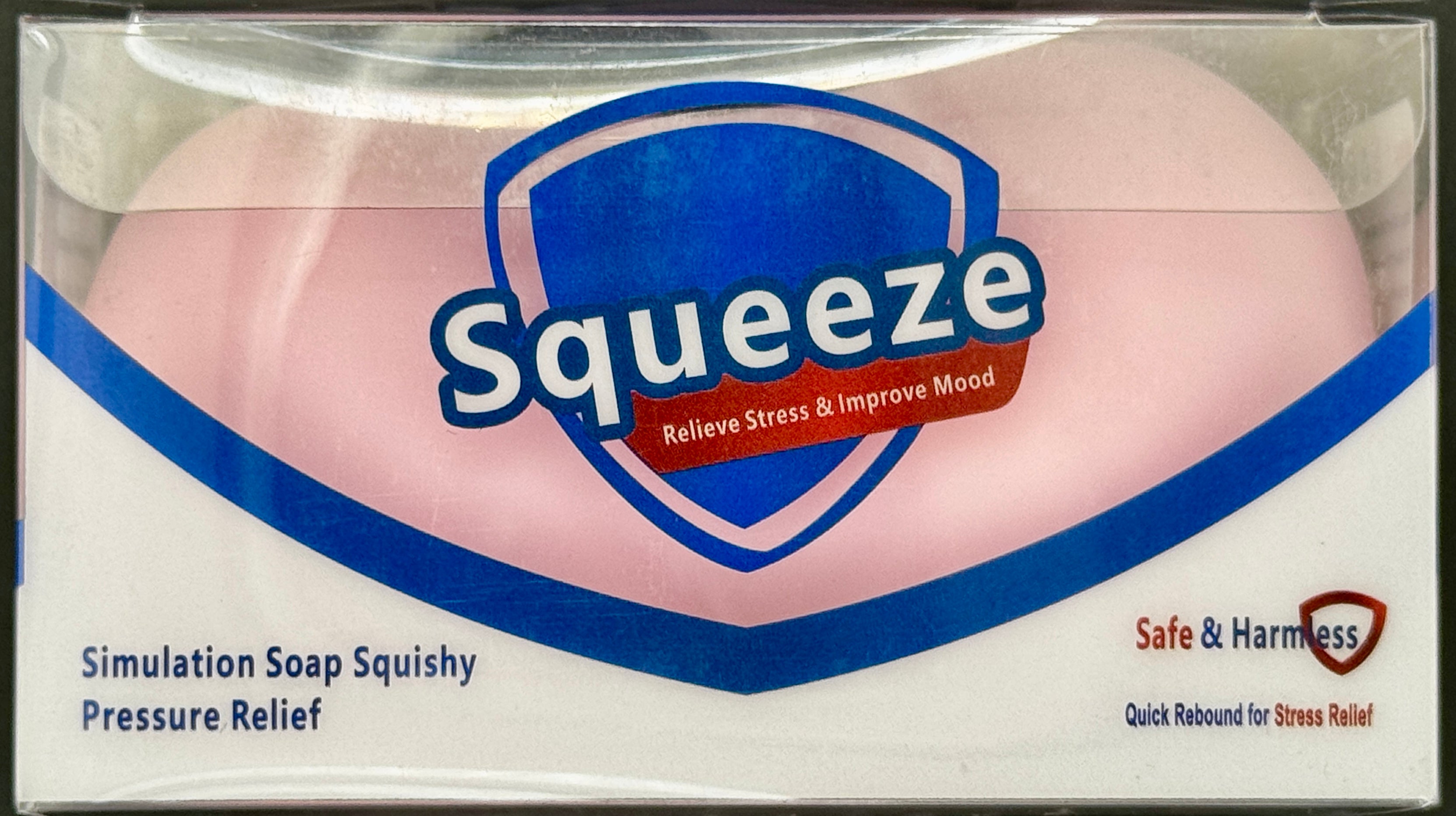 ASMR Squeeze Simulation Soap Squishy -Stress Ball (Pink)