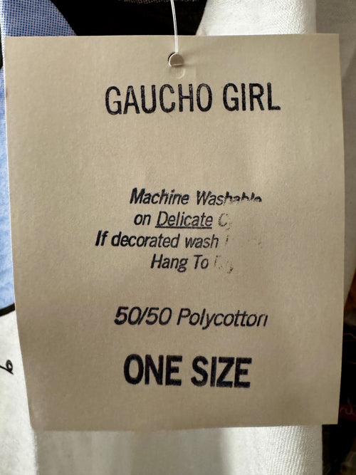 1989 Single Stich Carol Joseph Shirt Gaucho Girl (New) (NOS) Vintage