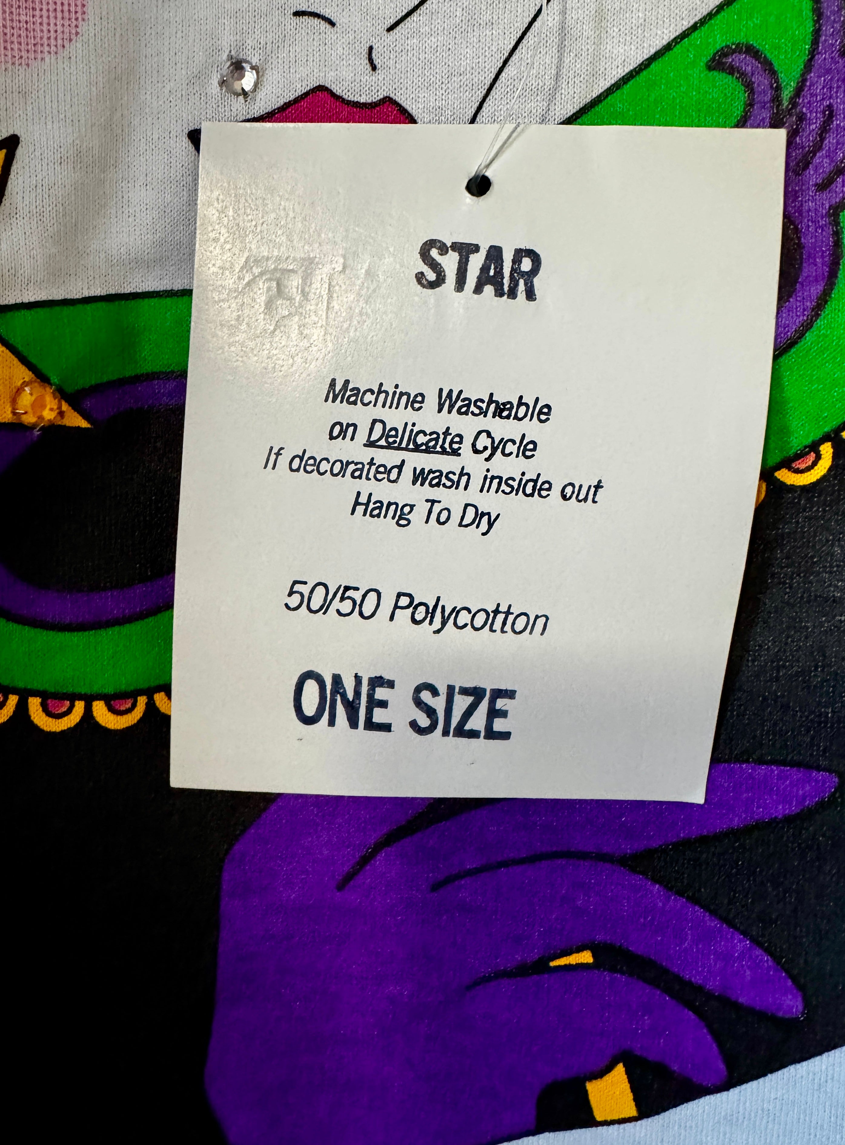 1989 Single Stich Carol Joseph Shirt Star (New) (NOS) Vintage