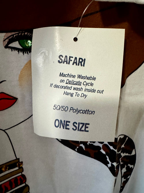 1989 Single Stich Carol Joseph Shirt Safari (New) (NOS) Vintage