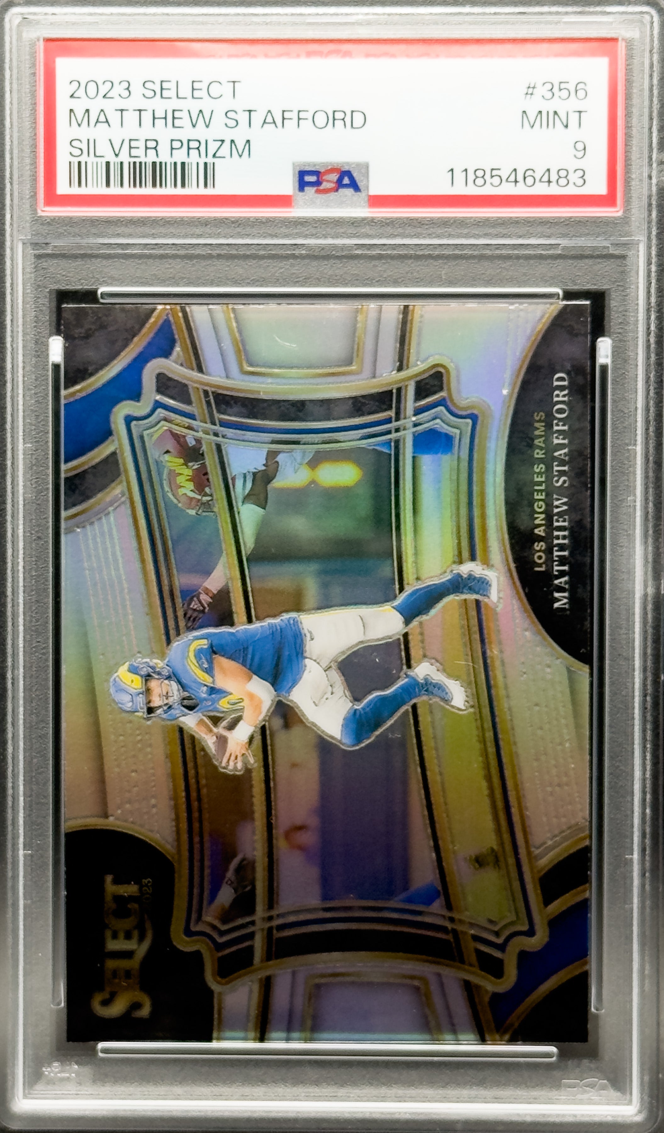 2023 Panini Select Matthew Stafford #356 Field Level Silver PSA 9