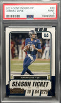 2021 Contenders Draft Picks Jordan Love #89 PSA 9
