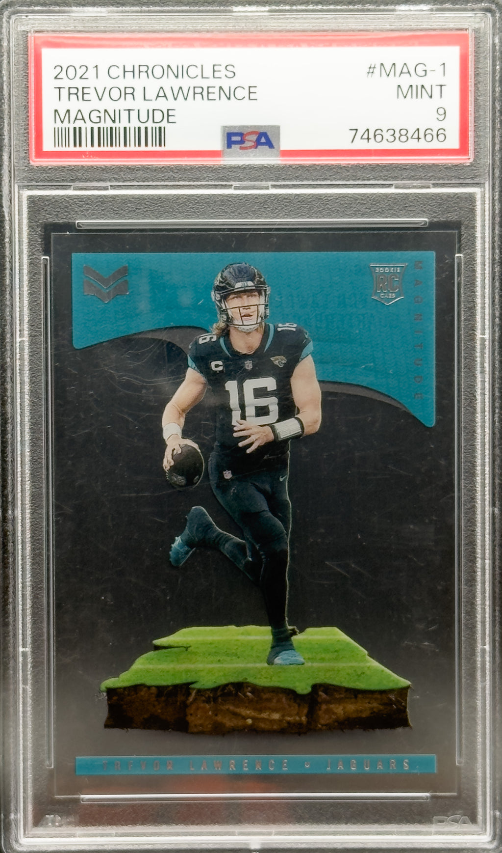 2021 TREVOR LAWRENCE CHRONICLES MAGNITUDE #MAG-1 MINT PSA 9 RC ROOKIE JAGUARS QB