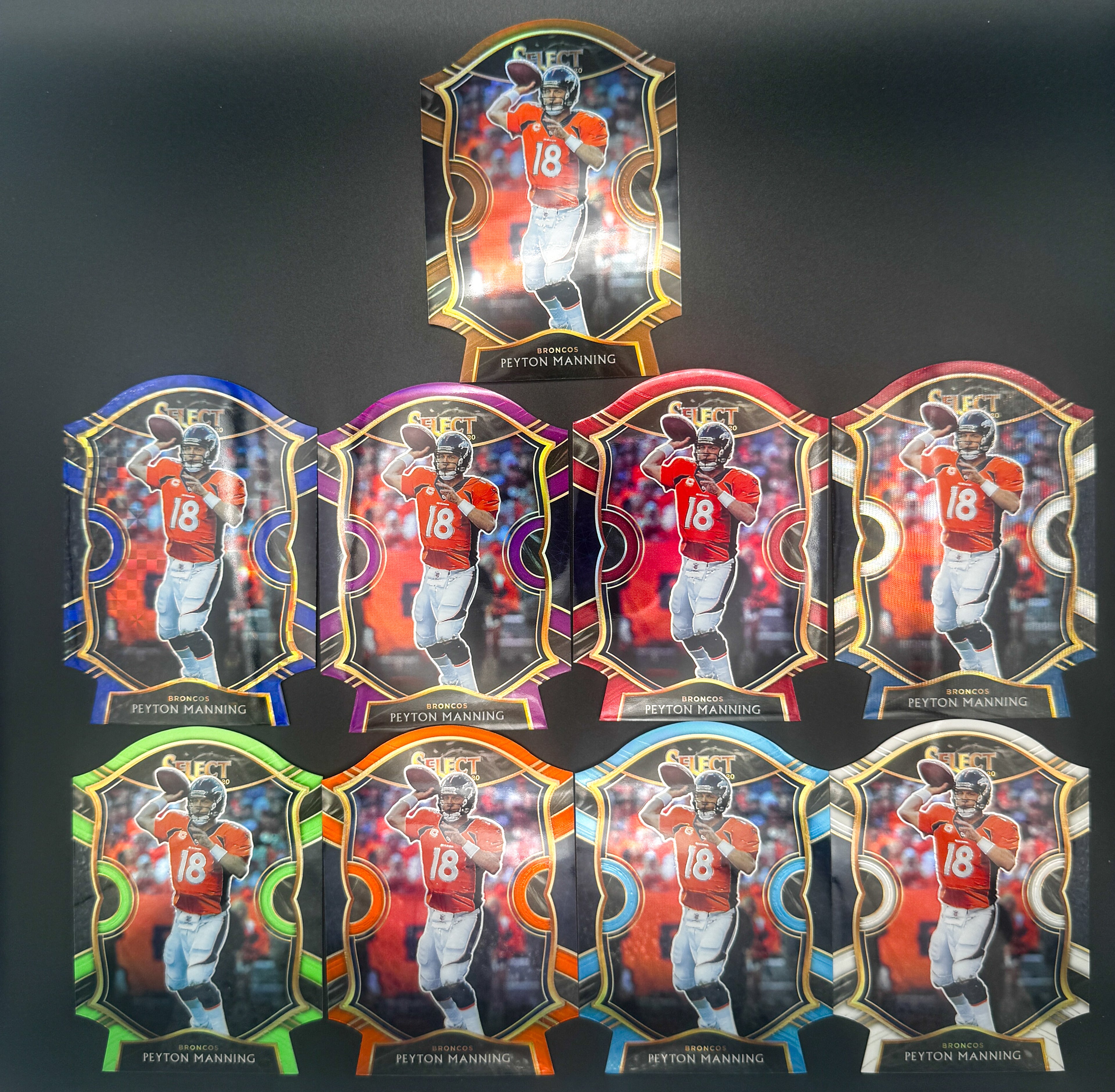 2020 Panini Select Peyton Manning Die-Cut #31 Starter Set