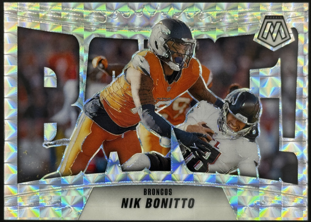 2025 Panini Mosaic BANG! #5 Nik Bonitto – Complete 9-Card Parallel Rainbow Set