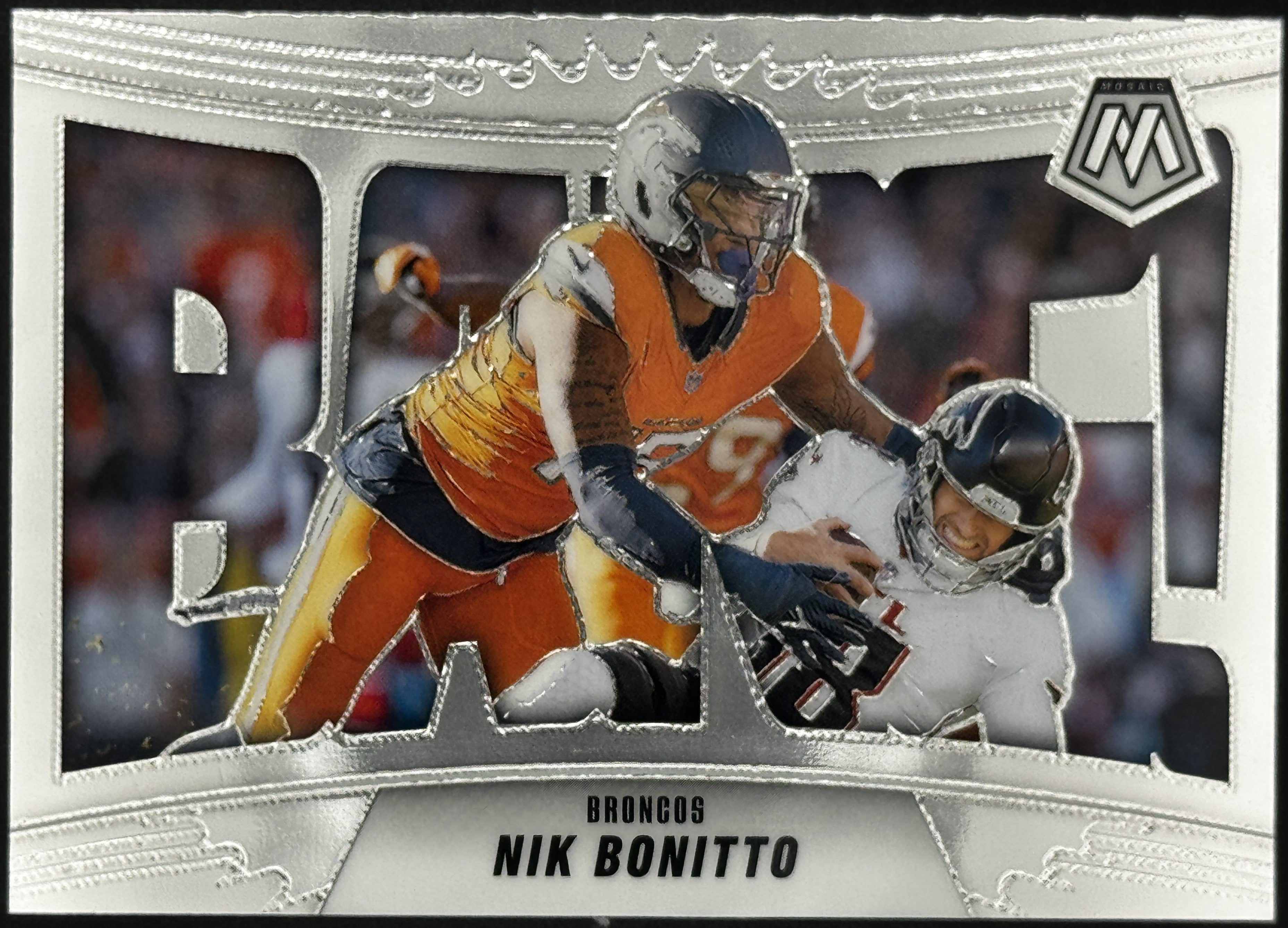 2025 Panini Mosaic BANG! #5 Nik Bonitto – Complete 9-Card Parallel Rainbow Set