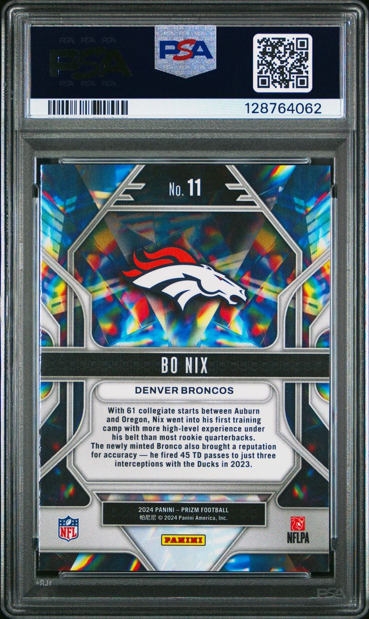 2024 PANINI PRIZM PRIZMATIC #11 BO NIX PSA 9