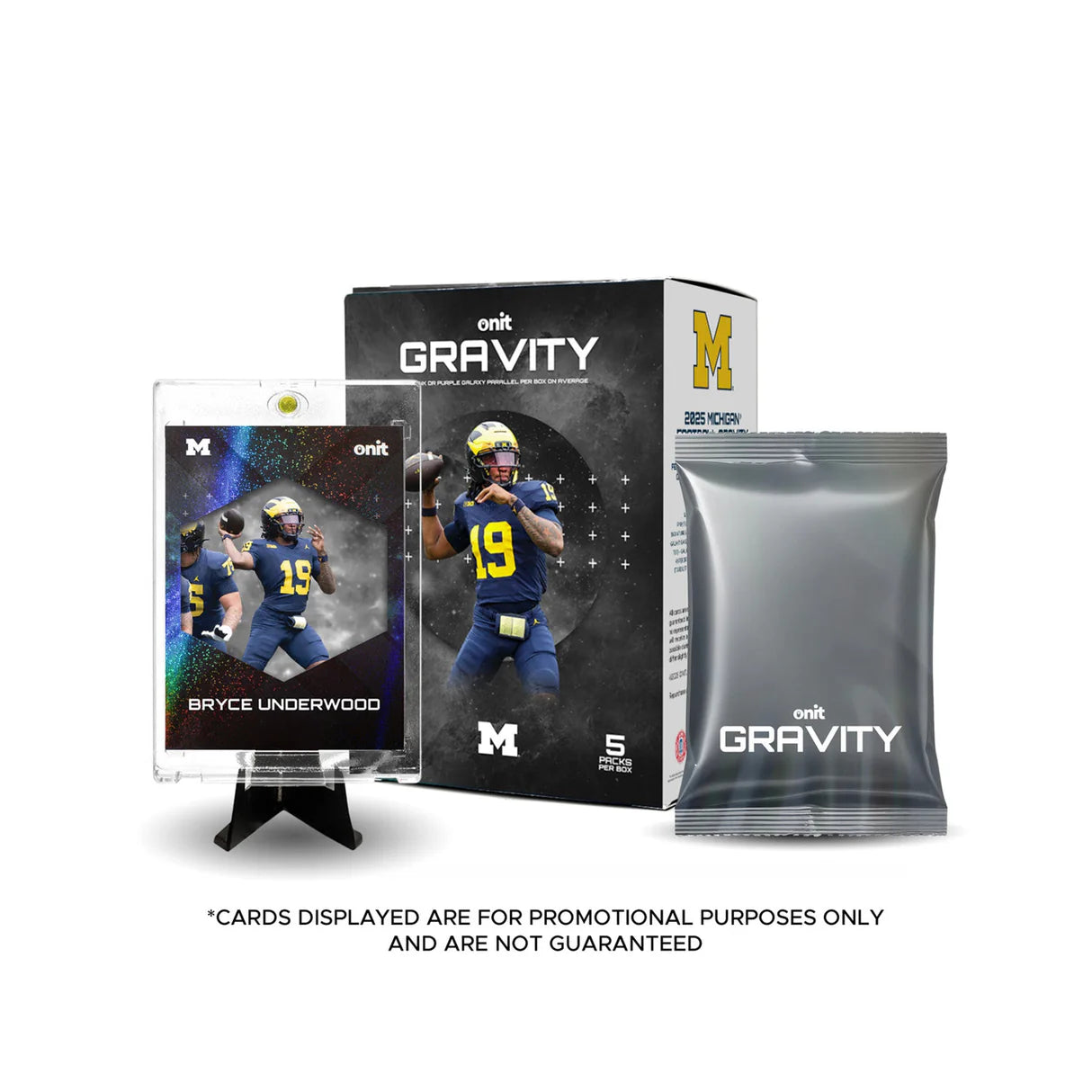 2025 Onit Gravity University Of Michigan Football Sealed Blaster Box Wolverines