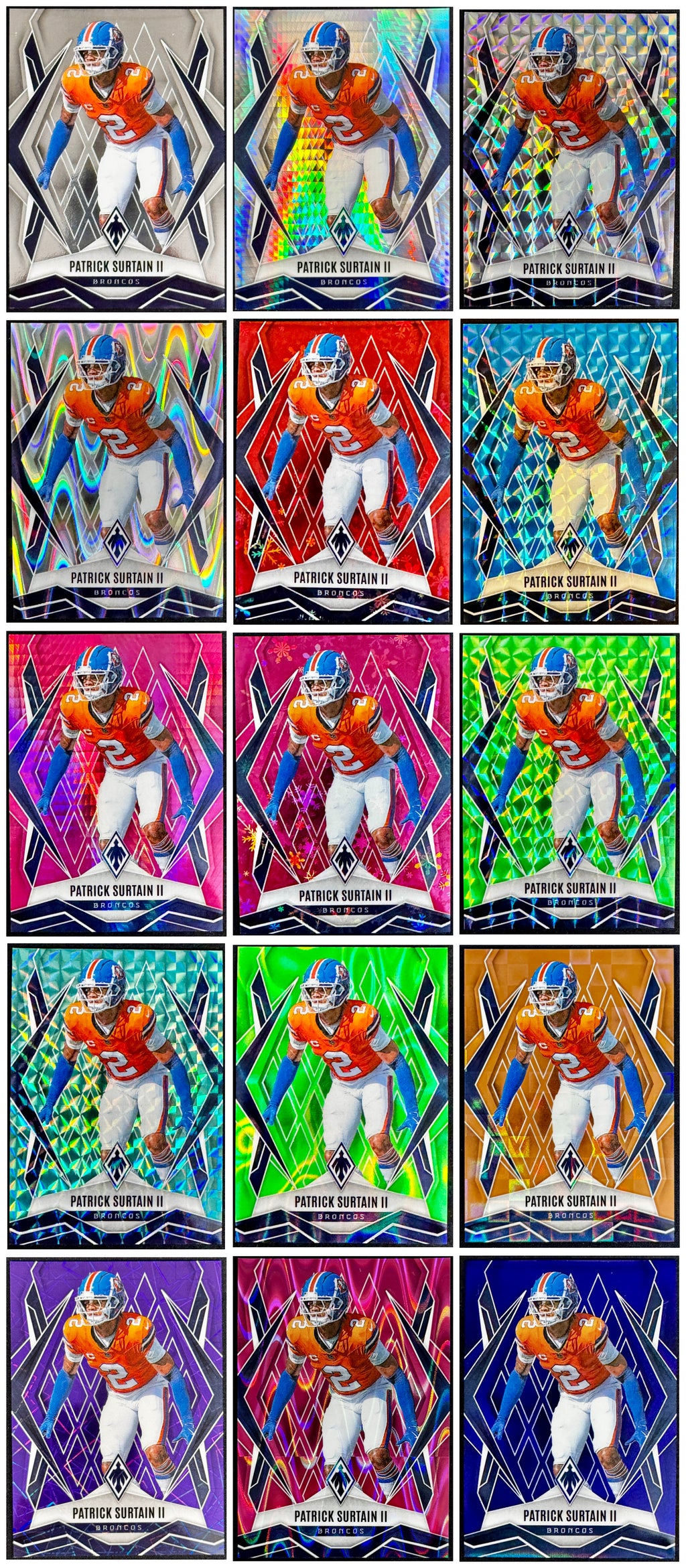 2025 Panini Phoenix - Patrick Surtain II #98 (16) Card Set