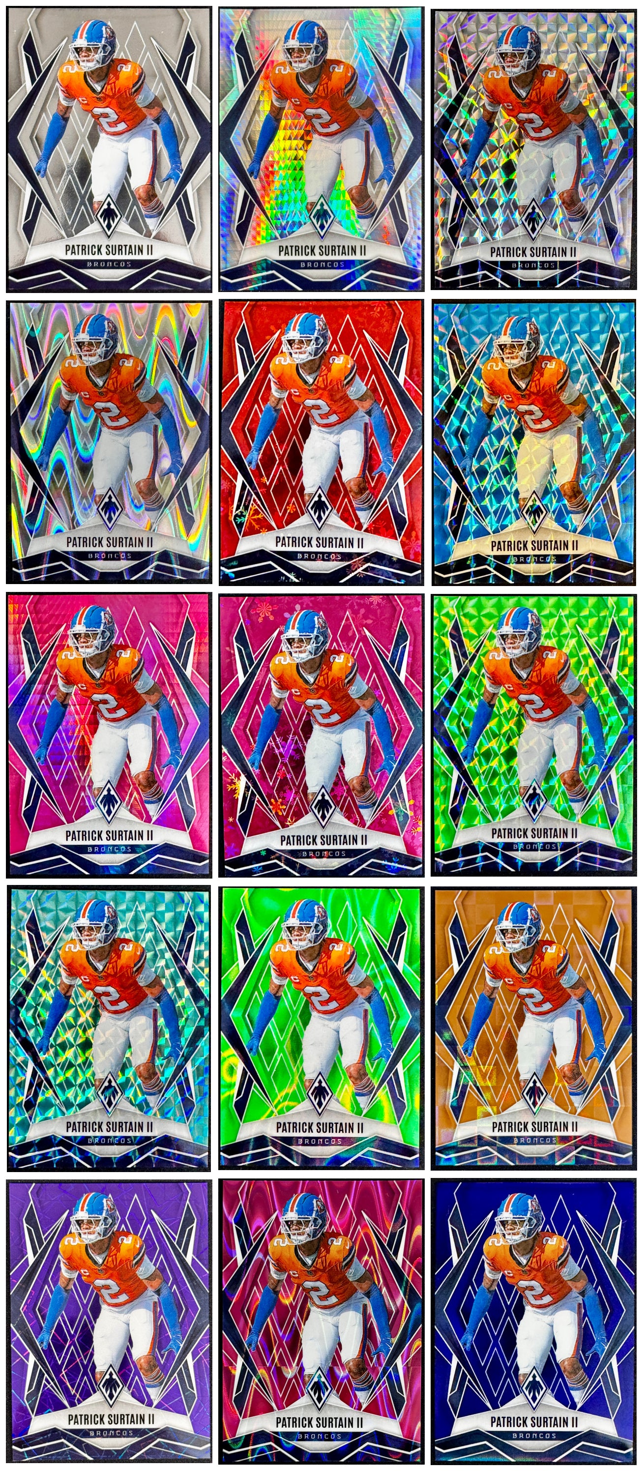 2025 Panini Phoenix - Patrick Surtain II #98 (16) Card Set