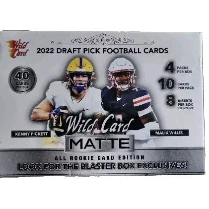2022 Wild Card Matte Draft Picks Football Blaster Box!