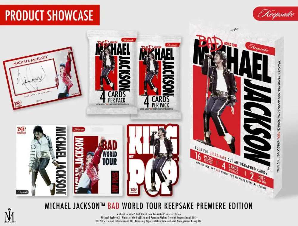 2025 Keepsake Michael Jackson Bad World Tour Collection Hobby